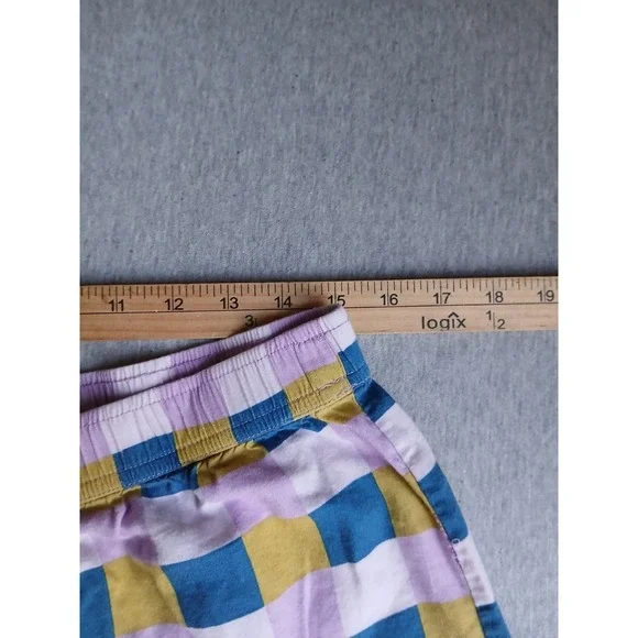 Anthropologie Pajama Set Medium Pants Tiger Checkered Comfort Lounge Sleep - Picture 5 of 16